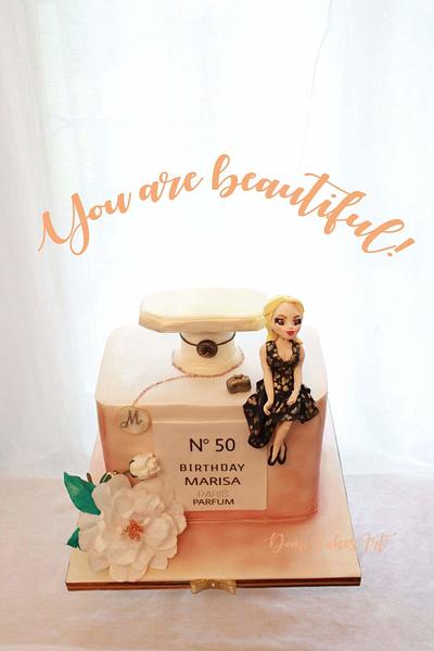 You are beautiful - Cake by DomiCakesArt