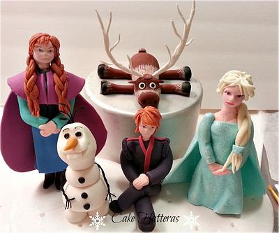 Disney's Frozen Figures - Cake by Donna Tokazowski- Cake Hatteras, Martinsburg WV