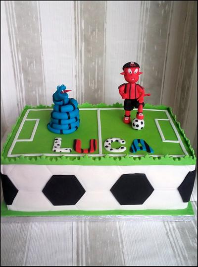 Soccer cake  - Cake by Milena