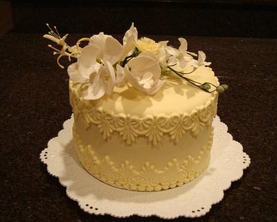 Orchids and Lemons - Cake by Mona