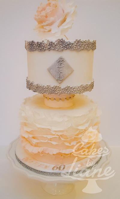 A very special wedding anniversary - Cake by CakesbyLiane