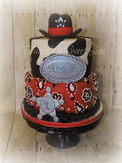 Little Cowboy Birthday Cake - Cake by DaniellesSweetSide