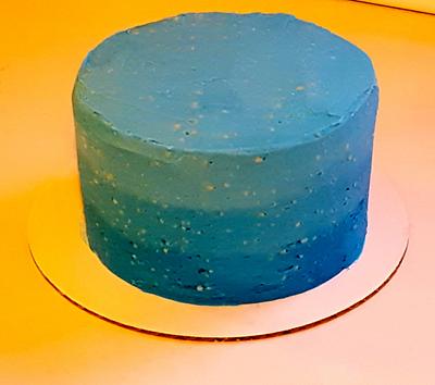 Night sky - Cake by Marguerite's Custom Cakes