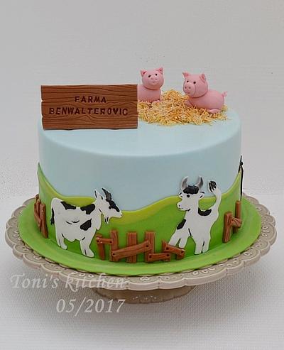 Farm is my love  - Cake by Cakes by Toni