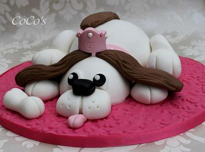 puppy shower cake  - Cake by Lynette Brandl