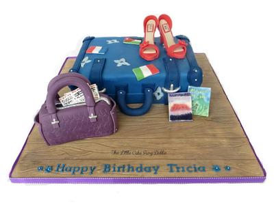Bright Suitcase - Cake by Little Cake Fairy Dublin