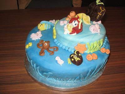 Ariel, - Cake by Marina Perato