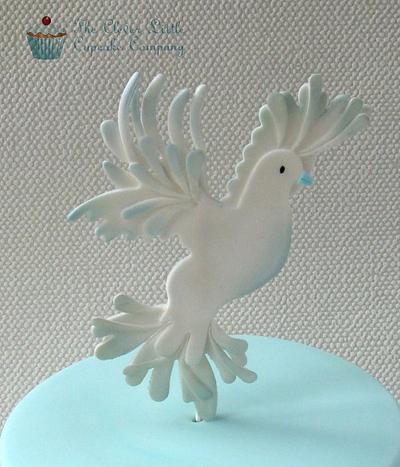 Dove Christening Cake - Cake by Amanda’s Little Cake Boutique