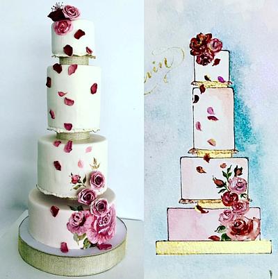 Your Cake Illustration - Cake by Mucchio di Bella