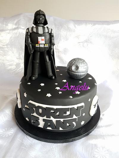 Star wars Darth Vader cake - Cake by Angelu