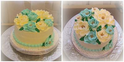 Beautiful flowers - Cake by Shelly's Sweet Things