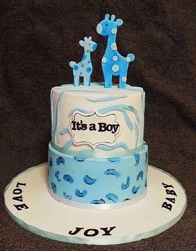 It's a Boy - Cake by The Custom Piece of Cake
