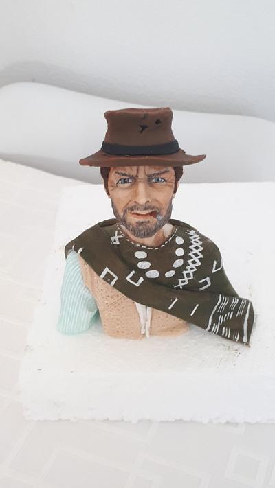 Clint Eastwood figure - Cake by IvaIvic
