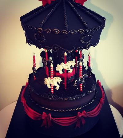 Dark carousel - Cake by Tuba Fırat