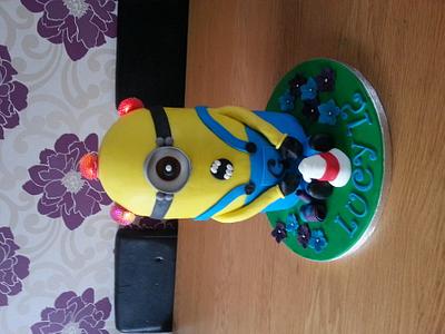 Minion alarm cake :) - Cake by cLAIRE