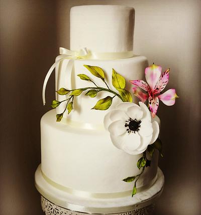 Wedding cake  - Cake by Alessandra