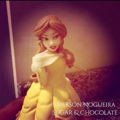 Bolo Princesa Bela - Belle Cake (Beauty and the Beast) - - CakesDecor