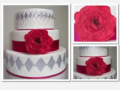 Elegant Wedding cake - Cake by Bizcocho Pastries