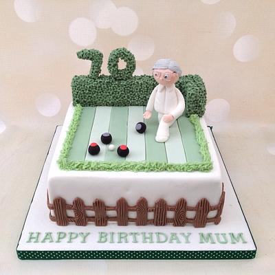 Crown Green Bowling cake - Cake by Yvonne Beesley