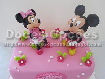 Minnie and Mickey - Cake by DocesOpcoes