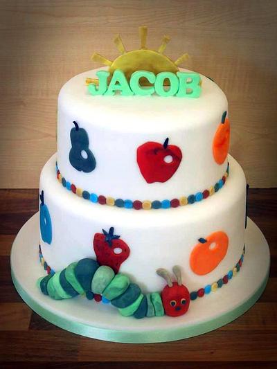 The very hungry caterpillar - Cake by Stacy