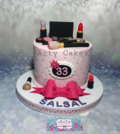 Make_up cake by Arty cakes  - Cake by Arty cakes