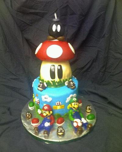 Super Mario Brothers - Cake by Danielle