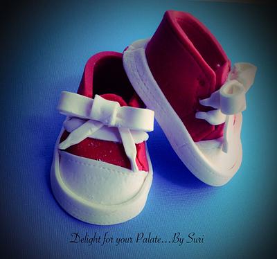 baby boy shoes !! - Cake by Delight for your Palate by Suri
