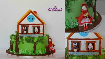 Little Red Riding Hood cake - Cake by Caramel Doha