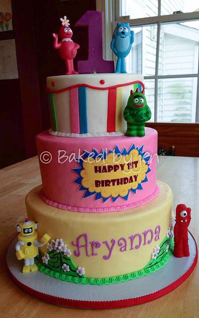 Yo Gabba Gabba 1st Birthday Cake - Cake by Jen