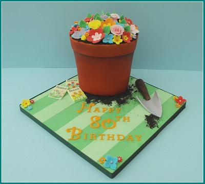 Flowerpot Cake - Cake by Gill W