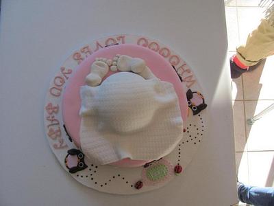 babyshower cake - Cake by Pams party cakes