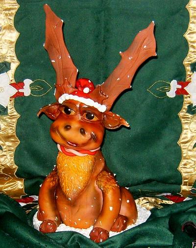 "Caky" the Christmas Deer - Cake by TeresaCruz