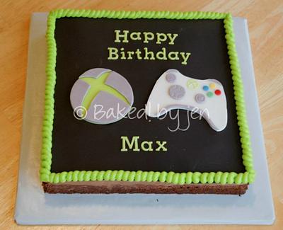 Xbox Birthday Brownie - Cake by Jen