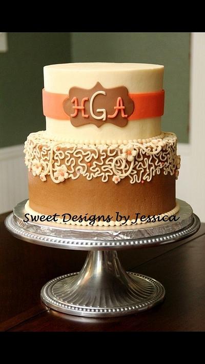 Andrea's shower - Cake by SweetdesignsbyJesica