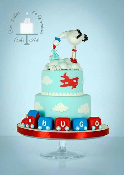 stork cake - Cake by Vanessa Rodríguez