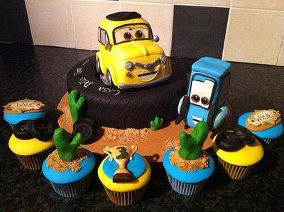 Cars cake  - Cake by Looby69