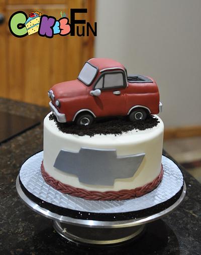 Chevy Truck Grooms Cake - Cake by Cakes For Fun