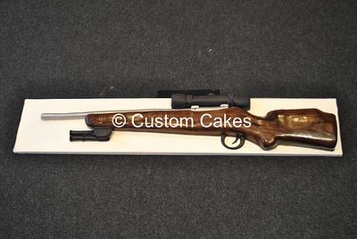 Replica Rifle Cake  - Cake by Custom Cakes