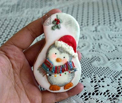 Christmas Penguin cookie <3 - Cake by Sweet Dreams by Heba 