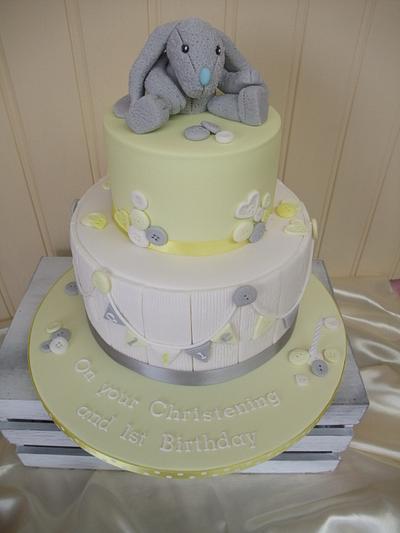 Cute little Grey Bunny Cake  - Cake by The Stables Pantry 