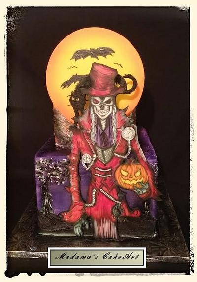 Moonlighting Skeleton! - Cake by Madama's Cake Art