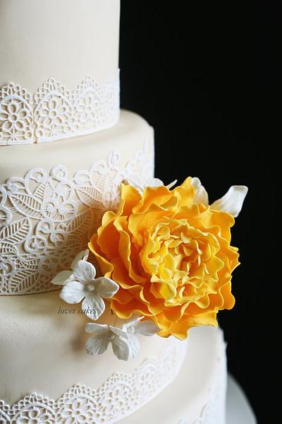 Wedding cake - Cake by lovescakes