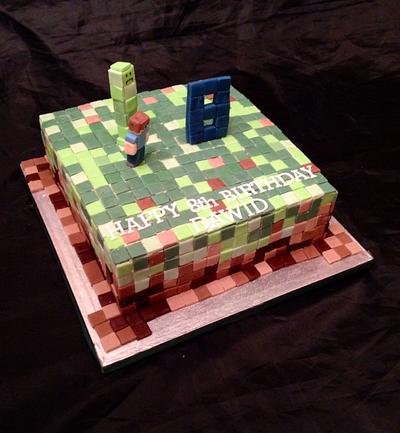 Minecraft Cake - Cake by Caron Eveleigh