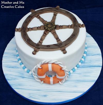 Nautical themed cake - Cake by Mother and Me Creative Cakes
