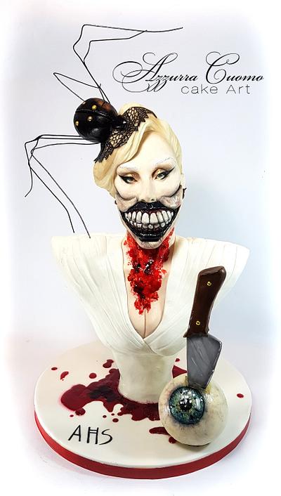 "The Countess": an AHS cake for Cakeflix Collaboration - Cake by Azzurra Cuomo Cake Art