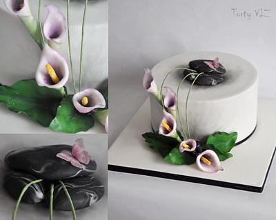 Calla flower - Cake by CakesVIZ