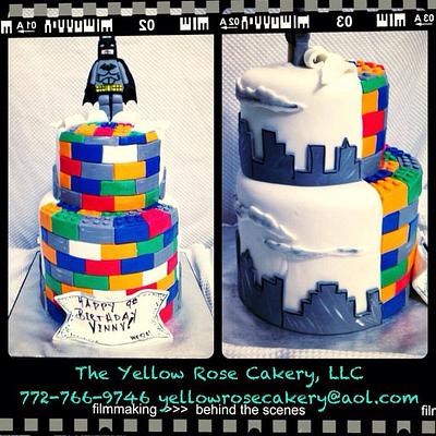 Batman Lego Stacker - Cake by The Yellow Rose Cakery, LLC