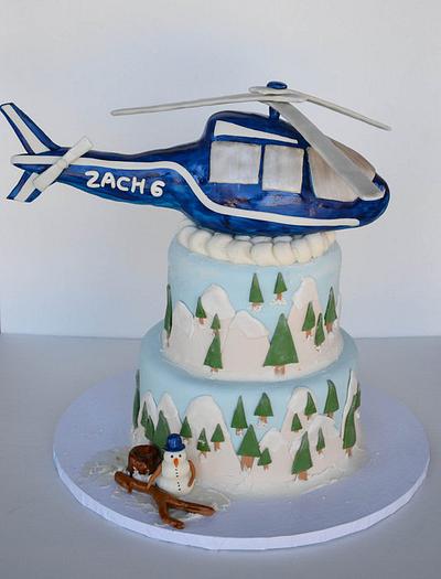 Soaring over Winter Wonderland - Cake by Sweet Creations by Sophie
