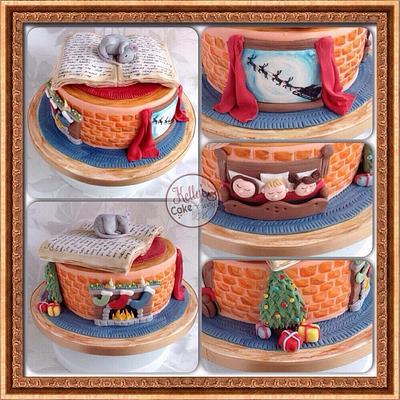 Twas the Night before Christmas.... - Cake by Kelly Hallett